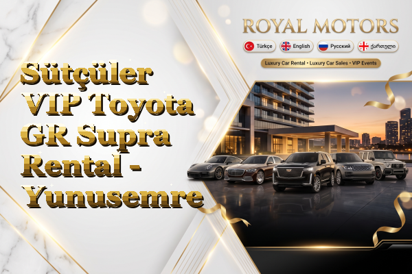 Sütçüler VIP Toyota GR Supra Rental - Yunusemre