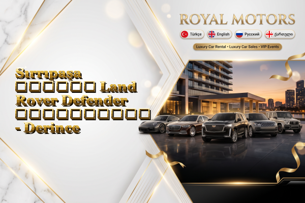 Sırrıpaşa თვიური Land Rover Defender გაქირავება - Derince