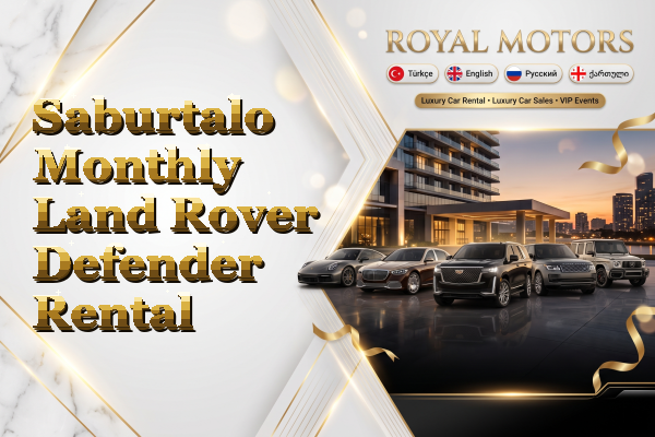 Saburtalo Monthly Land Rover Defender Rental