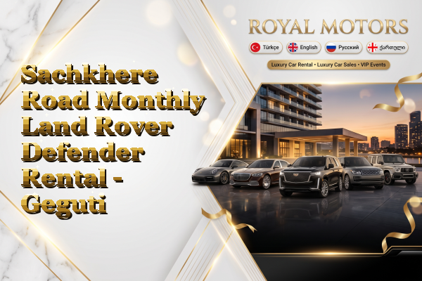 Sachkhere Road Monthly Land Rover Defender Rental - Geguti