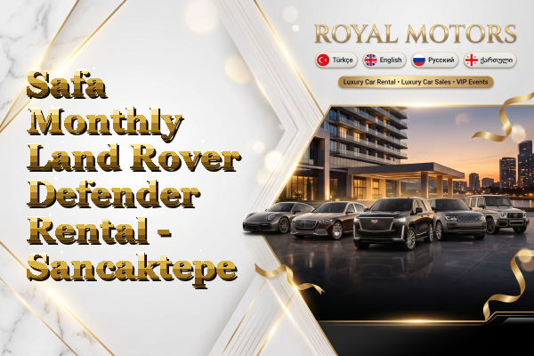 Safa Monthly Land Rover Defender Rental - Sancaktepe