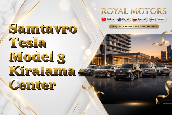 Samtavro Tesla Model 3 Kiralama - Center