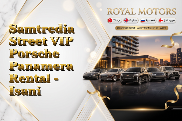 Samtredia Street VIP Porsche Panamera Rental - Isani
