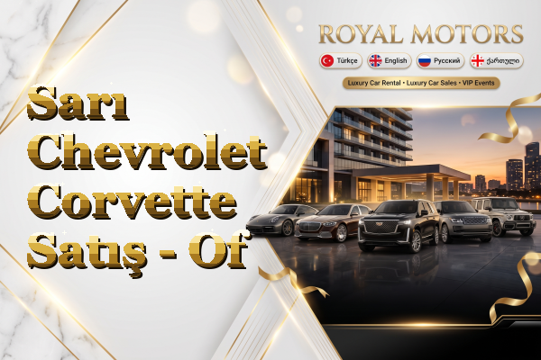 Sarı Chevrolet Corvette Satış - Of