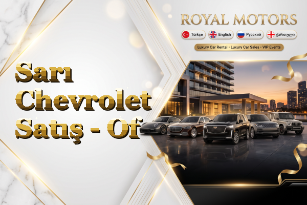 Sarı Chevrolet Satış - Of