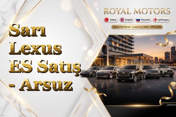 Sarı Lexus ES Satış - Arsuz