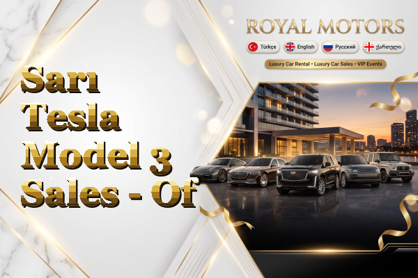 Sarı Tesla Model 3 Sales - Of