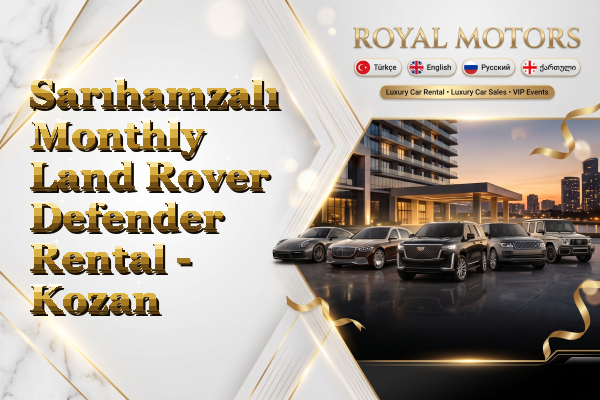 Sarıhamzalı Monthly Land Rover Defender Rental - Kozan