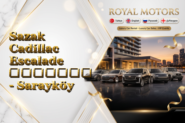 Sazak Cadillac Escalade გაყიდვა - Sarayköy
