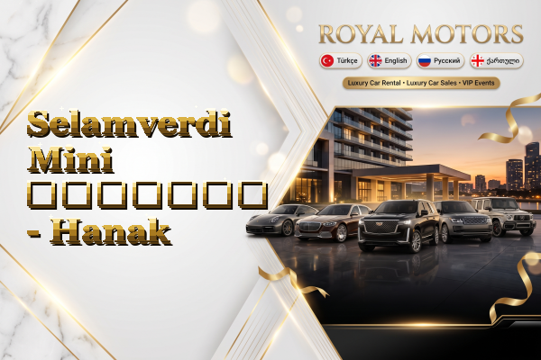 Selamverdi Mini გაყიდვა - Hanak