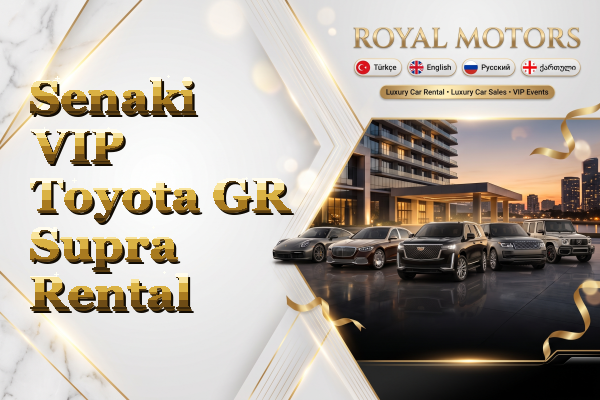Senaki VIP Toyota GR Supra Rental