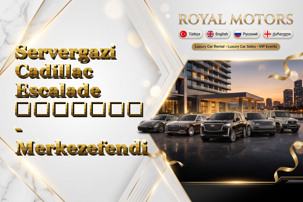 Servergazi Cadillac Escalade გაყიდვა - Merkezefendi