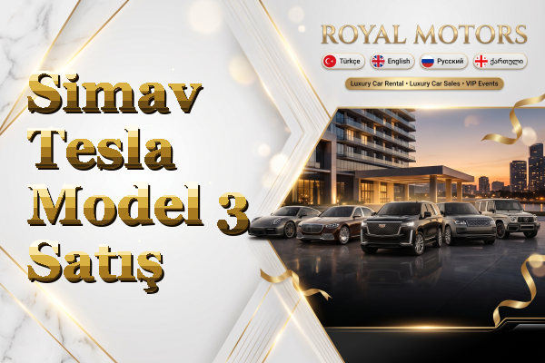 Simav Tesla Model 3 Satış