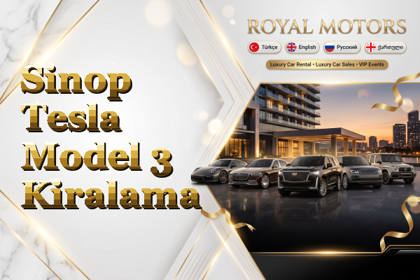 Sinop Tesla Model 3 Kiralama