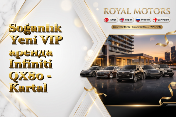 Soğanlık Yeni VIP аренда Infiniti QX80 - Kartal