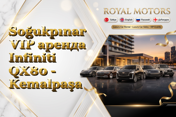 Soğukpınar VIP аренда Infiniti QX80 - Kemalpaşa