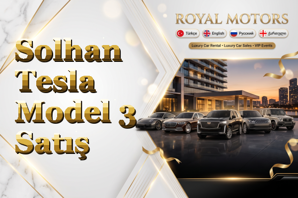 Solhan Tesla Model 3 Satış