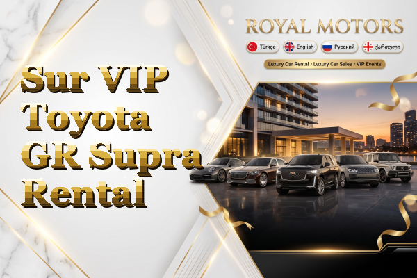 Sur VIP Toyota GR Supra Rental
