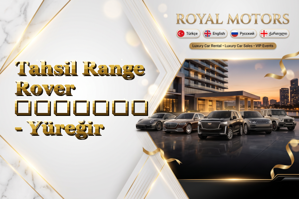 Tahsil Range Rover გაყიდვა - Yüreğir