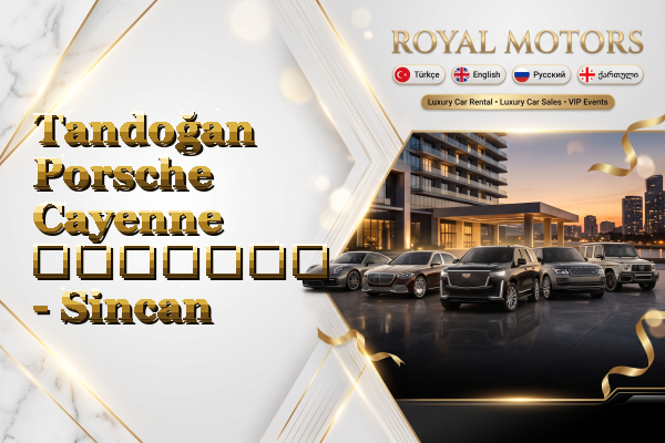 Tandoğan Porsche Cayenne გაყიდვა - Sincan