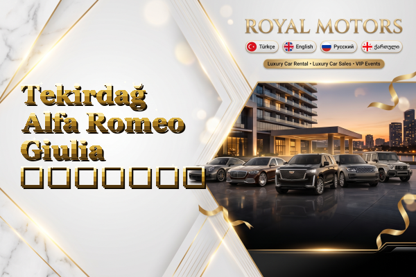 Tekirdağ Alfa Romeo Giulia გაყიდვა
