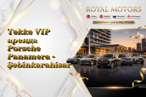 Tekke VIP аренда Porsche Panamera - Şebinkarahisar