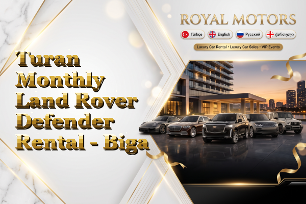 Turan Monthly Land Rover Defender Rental - Biga