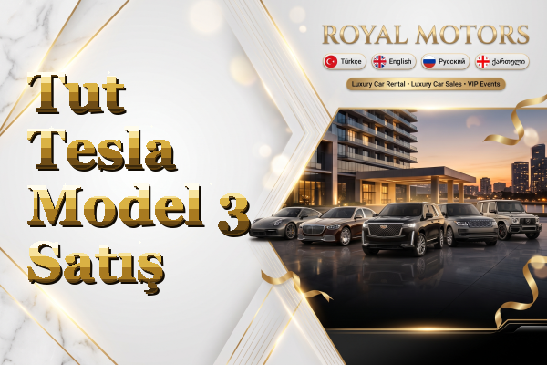 Tut Tesla Model 3 Satış