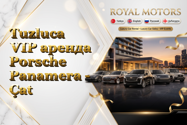 Tuzluca VIP аренда Porsche Panamera - Çat