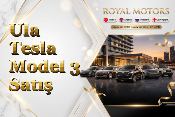 Ula Tesla Model 3 Satış