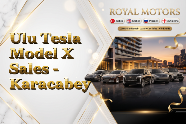 Ulu Tesla Model X Sales - Karacabey