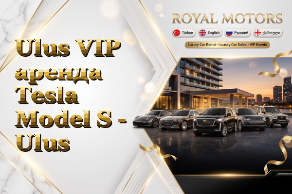 Ulus VIP аренда Tesla Model S - Ulus