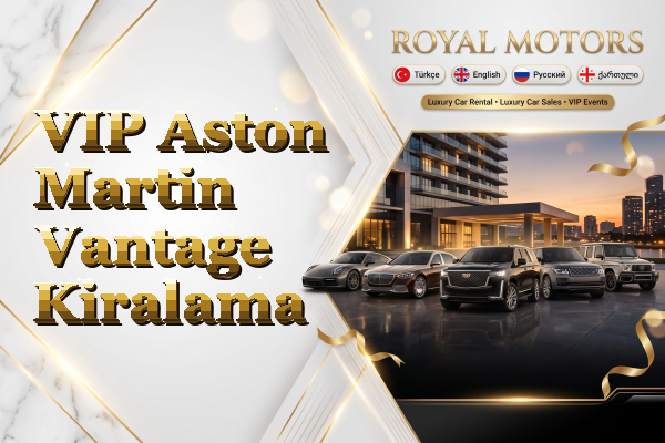 VIP Aston Martin Vantage Kiralama
