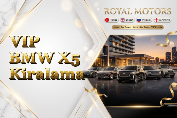 VIP BMW X5 Kiralama