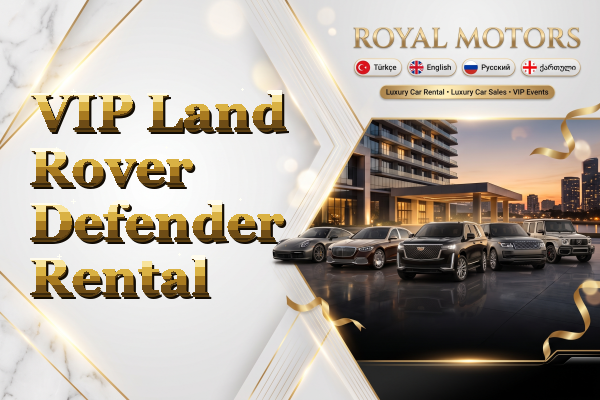 VIP Land Rover Defender Rental