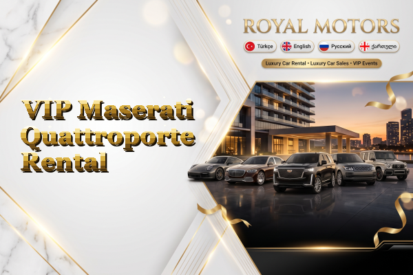 VIP Maserati Quattroporte Rental