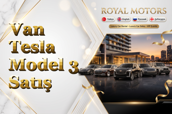 Van Tesla Model 3 Satış