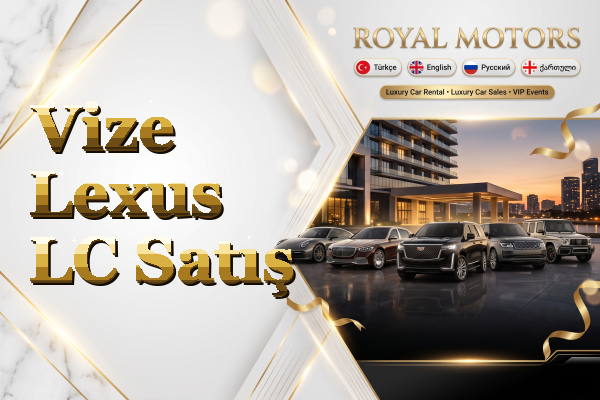 Vize Lexus LC Satış