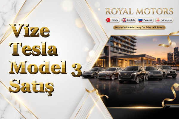 Vize Tesla Model 3 Satış