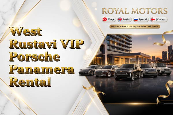 West Rustavi VIP Porsche Panamera Rental