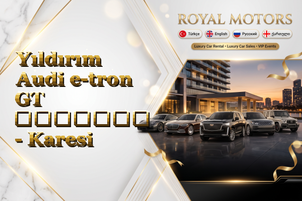 Yıldırım Audi e-tron GT გაყიდვა - Karesi