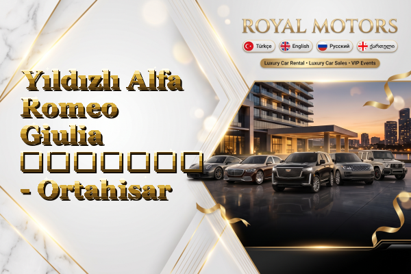 Yıldızlı Alfa Romeo Giulia გაყიდვა - Ortahisar