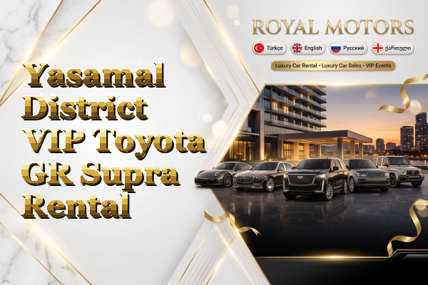 Yasamal District VIP Toyota GR Supra Rental