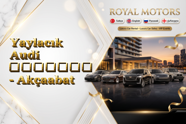 Yaylacık Audi გაყიდვა - Akçaabat