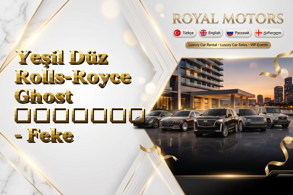 Yeşil Düz Rolls-Royce Ghost გაყიდვა - Feke