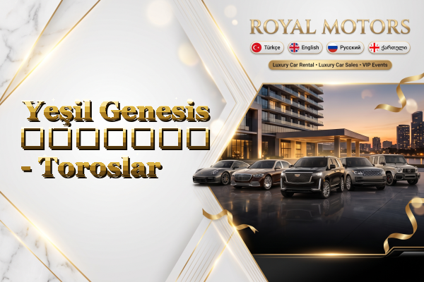 Yeşil Genesis გაყიდვა - Toroslar