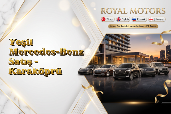 Yeşil Mercedes-Benz Satış - Karaköprü