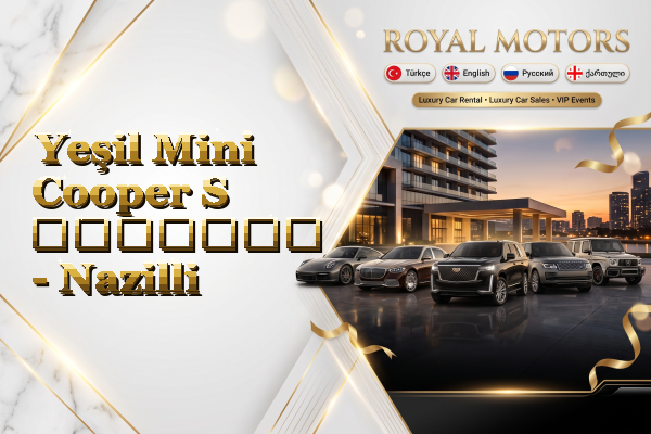 Yeşil Mini Cooper S გაყიდვა - Nazilli
