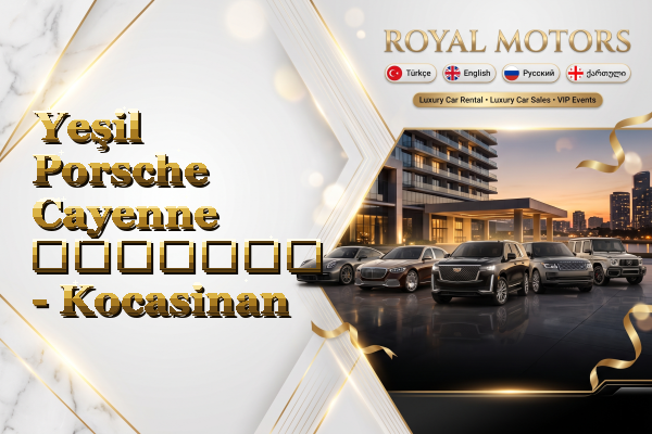 Yeşil Porsche Cayenne გაყიდვა - Kocasinan