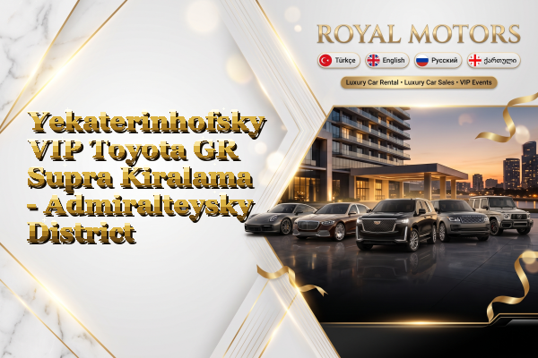 Yekaterinhofsky VIP Toyota GR Supra Kiralama - Admiralteysky District